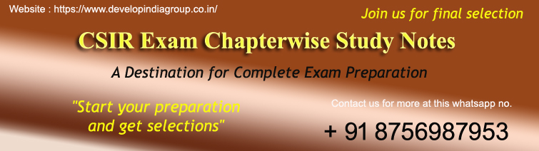 chapterwise-study-material-notes/CSIR-Exam-chapterwise-study-material-notes