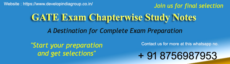 chapterwise-study-material-notes/GATE-Exam-chapterwise-study-material-notes